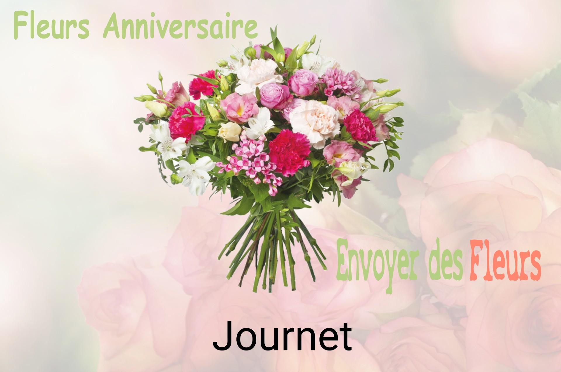 Bouquet de fleurs d’anniversaire livré à Journet