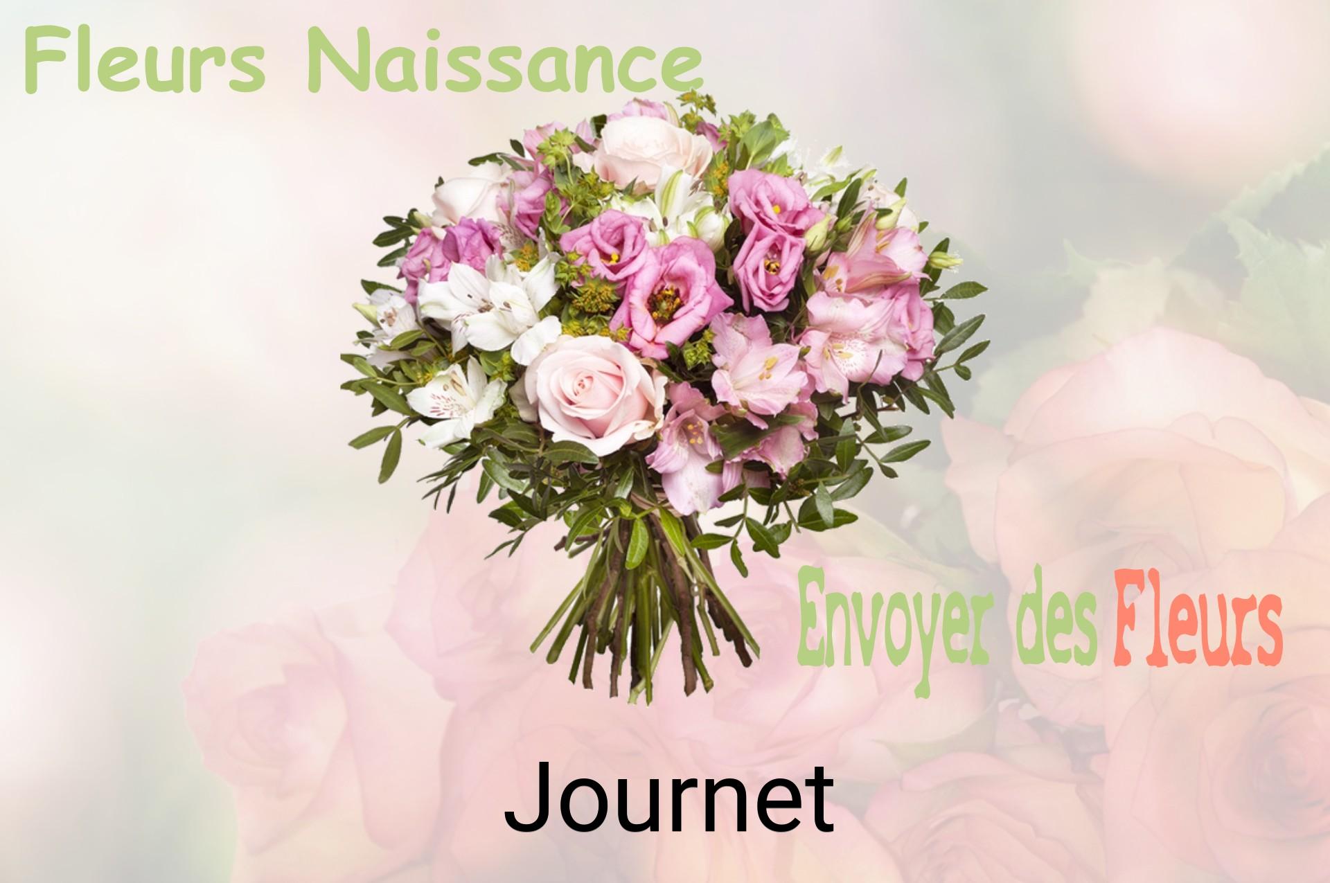 Bouquet de fleurs de naissance livré à Journet